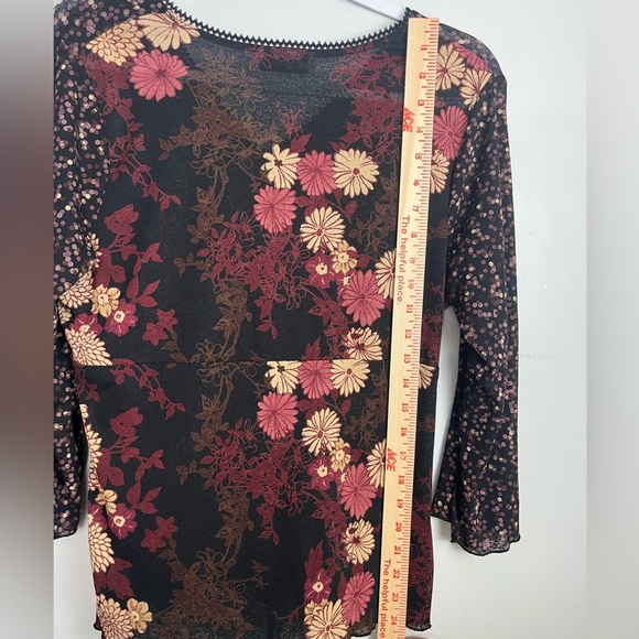 Y2K self esteem multi print blouse - Picture 4 of 4